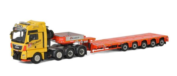 WSI01-2113 - MAN TGX XXL 8x4 NOOTEBOOM mit Tieflader 5-Achser SILVASTI - 1