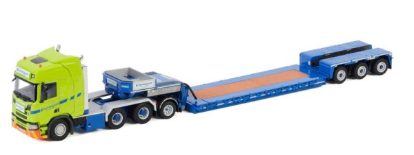 WSI01-3061 - SCANIA R Highline CR20H 6x4 mit Tieflader 3 Achsen NORDIC CRANE KYNNINGSRUD - 1