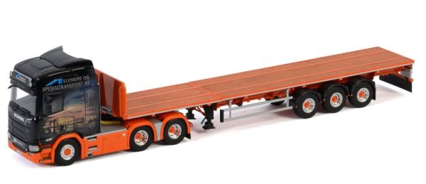 WSI01-3089 - SCANIA R Highline CR20H 6x4 mit Pritsche 3 Achsen ELEMENT OG SPESIALTRANSPORT AS - 1