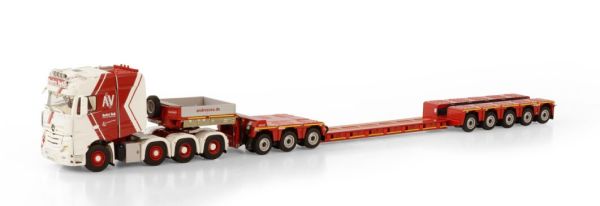 WSI01-3627 - MERCEDES ACTROS MP4 SLT 8x4 Tieflader 5 Achsen und Dolly - 1