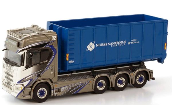 WSI01-3633 - SCANIA R Highline 8x4 mit Absetzkipper NORSK SANERINGSSERVICE - 1