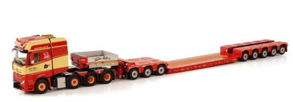 WSI01-3844 - MERCEDES-BENZ Actros MP4 SLT GS 8x4 Mit 5-Achsen Geräteträger und 3-Achsen Dolly TORBEN RAFN. - 1