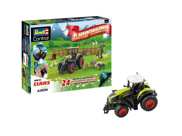 REV01053 - Adventskalender Ferngesteuerter Traktor CLAAS Axion 960 zum Zusammenbauen - 1