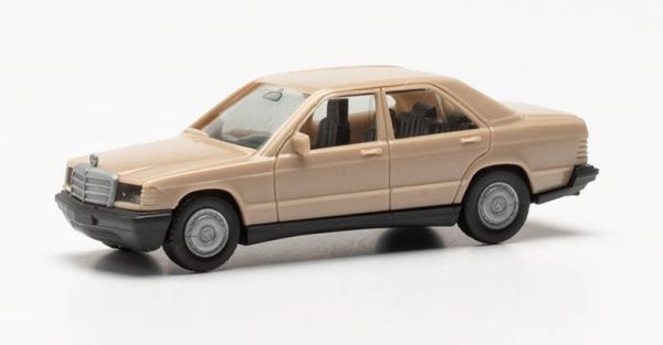 HER012409-008 - MERCEDES 190 E beige im Set - 1