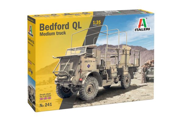 ITA0241 - Bedford QL Militärfahrzeug zum Zusammenbauen und Bemalen - 1