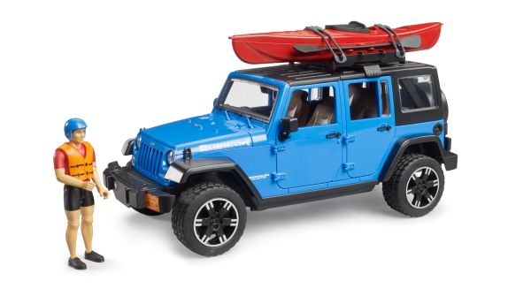 BRU2529 - JEEP Wrangler rubicon mit Kajak und Figur - 1