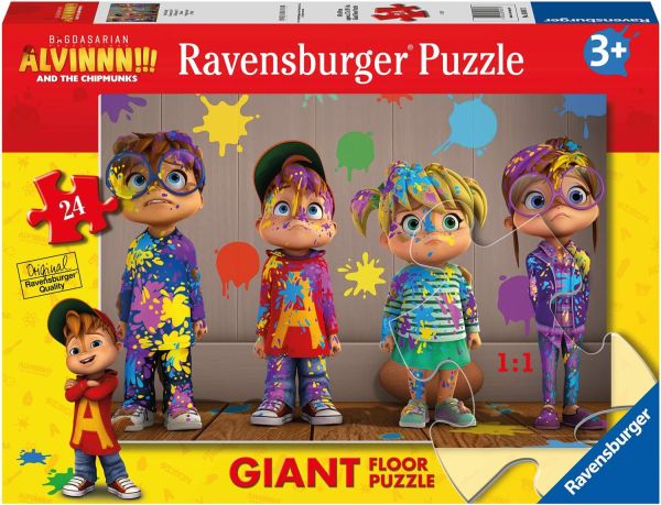 RAV030873 - 24-teiliges Puzzle Alvinnn und die Chipmunks - 1