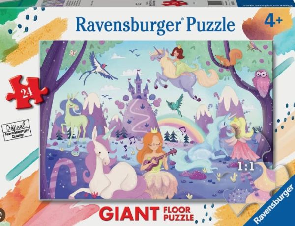 RAV031481 - 24-teiliges Puzzle Die magische Welt der Einhörner - 1