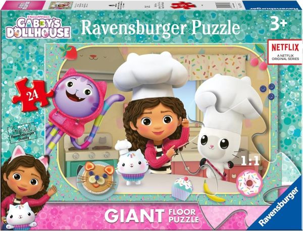 RAV031788 - 24-teiliges Puzzle GABBY'S und das Zauberhaus – Gabby's Kitchen - 1