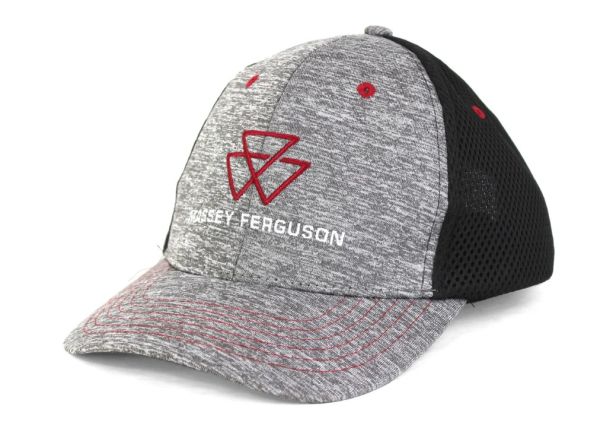 03446 - Graues MASSEY FERGUSON Cap mit schwarzer Mesh-Rückseite - 1