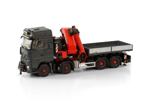 WSI04-2139 - MERCEDES-BENZ Arocs Big Space 8x4 Forwarder mit Entladekran PALFINGER PK 165.002 TEC7 + JIB - 1