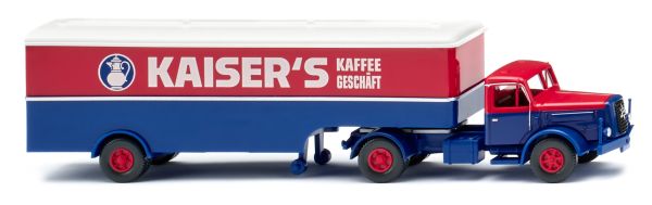 WIK051328 - HENSCHEL 4x2 mit Forugon-Anhänger 1 Achse - KAISER'S KAFFEE - 1