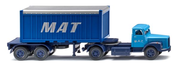 WIK052604 - SCANIA 4x2 mit Containertür und Container M.A.T. - 1