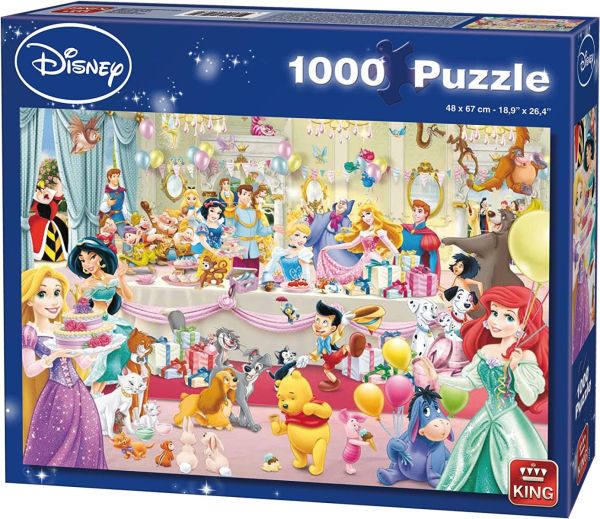 KING05264 - Puzzle 1000 Teile Disney Happy Birthday - 1