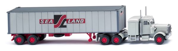 WIK052707 - PETERBILT 6x4 mit Containerträger und SEALAND-Container - 1