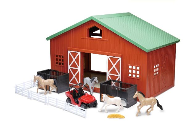 NEW05635 - Farmset mit Scheune Pferde und Quads - 1