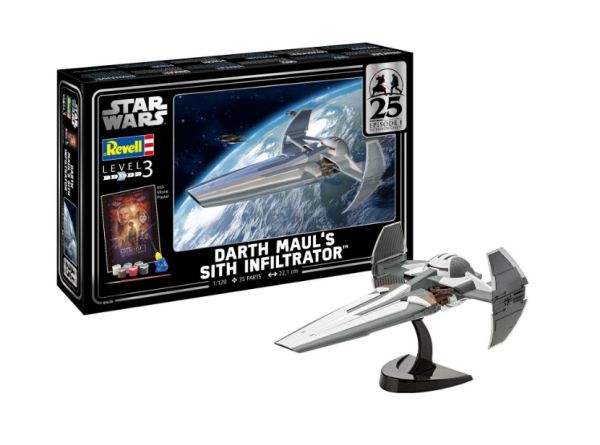 REV05638 - STAR WARS Raumschiff - Darth Maul's Sith Infiltrator zum Zusammenbauen und Bemalen. - 1