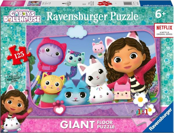 RAV057283 - Riesenpuzzle 125 Teile GABBY's und das Zauberhaus - 1