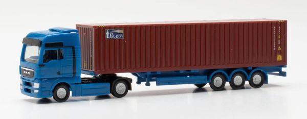 HER066839 - MAN TGX XXL 4x2 mit Containertür 3 Achsen mit BEACON Container. - 1