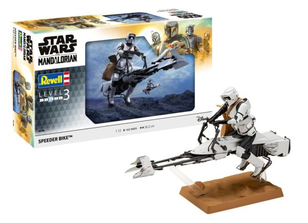 REV06786 - Speeder Bike The Mandalorian STAR WARS zum Zusammenbauen und Bemalen - 1