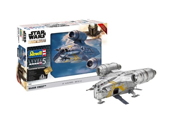 REV06788 - The Mandalorian: Razor Crest Star Wars Platinum Edition zum Zusammenbauen und Bemalen. - 1