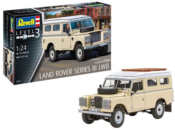 REV07056 - LAND ROVER Serie III LWB Modell zum Zusammenbauen und Bemalen - 1