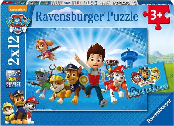 RAV075867 - 2 Puzzles 12 Teile Ryder und die Patrouille - 1