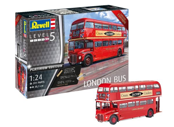 REV07720 - Londoner Bus Modell zum Bauen und Bemalen - 1