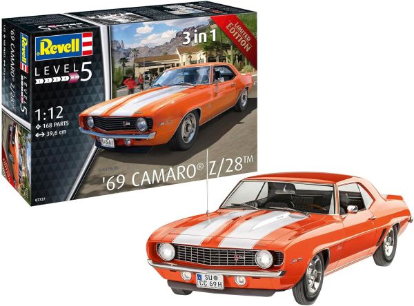 REV07727 - CHEVROELT Camaro Z/28 1969 - Limitierte Auflage zum Zusammenbauen und Bemalen - 1