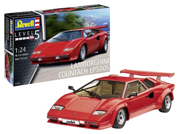 REV07730 - LAMBORGHINI Countach LP500S zum Zusammenbauen und Bemalen. - 1