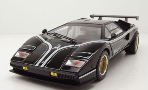 KYO08320C - LAMBORGHINI Countach LP 500R Black - 1