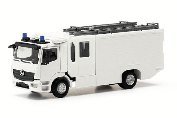 HER085779 - MERCEDES BENZ Atego 13 Z-Cab Feuerwehrfahrzeug - 2 Teile zum Zusammenbauen - 1