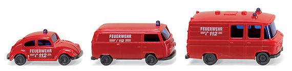 WIK093449 - 3 Fahrzeuge - Feuerwehr - 1