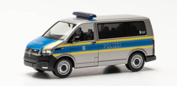 HER096812 - Minibus VOLKSWAGEN T 6.1 POLIZEI MÜNCHEN grau - 1