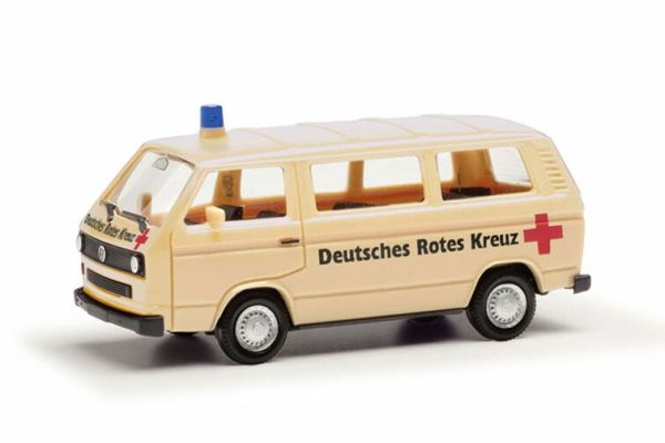 HER097611 - VOLKSWAGEN T3 Bully Rotes Kreuz - 1