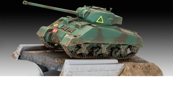 REV03299 - Diorama-Set - SHERMAN FIREFLY zum Zusammenbauen und Bemalen - 1