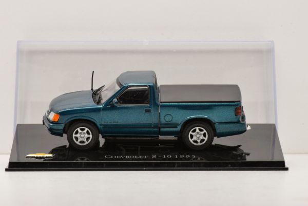 MAGCHES10-1995 - CHEVROLET S-10 Pickup 1995 grün / blaumetallic - 1