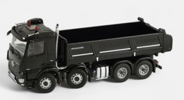 NZG1066/50 - MERCEDES-BENZ Arocs 8x4 Pritsche MEILLER Schwarz - 1