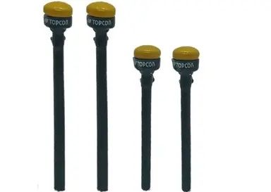 GF107-SET-2 - GPS-Masten TOPCON GX55 für Bulldozer - 2x34mm und 2x24mm - 1