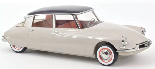 NOREV121570 - CITROEN DS 19 1959 Grau Rosé und Aubergine - 1