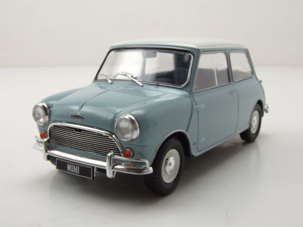 WBXWB124183 - AUSTIN Mini Cooper S 1965 Hellblau mit weißem Dach. - 1