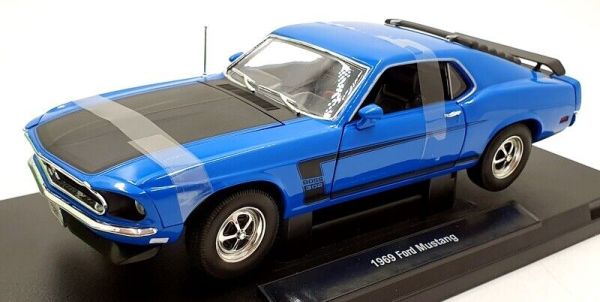 WEL12516BLEU - FORD Mustang boss 302 1969 blau - 1