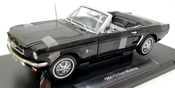 WEL12519CABNOIR - FORD Mustang Cabriolet 1964 Schwarz - 1