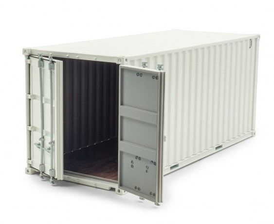 HOL1256 - Container 20 ft Weiß - 1