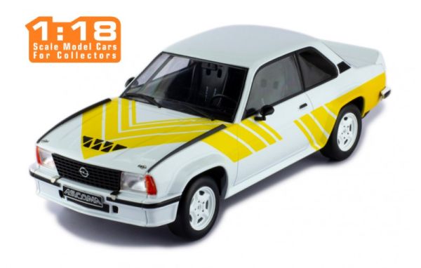 IXO18CMC127.22 - OPEL Ascona B 400 1982 weiß und gelb. - 1