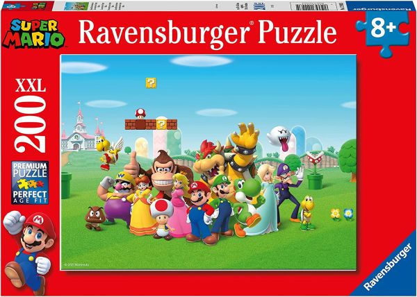 RAV129935 - Puzzle 200 Teile Die Abenteuer von Super Mario - 1