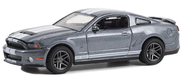 GREEN13340-D - SHELBY GT500 2010 grau aus der THE STAMPEDE-Serie in Blisterverpackung. - 1