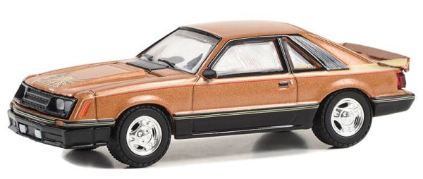 GREEN13340-F - FORD Mustang Cobra 1980 Braun aus der THE STAMPEDE-Serie unter Blisterverpackung. - 1