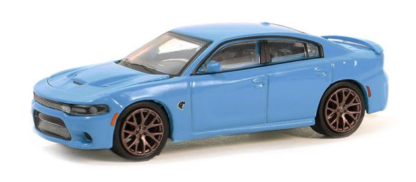 GREEN13350-D - DODGE Charger SRT Hellcat 2016 Blau aus der GL MUSCLE-Serie in Blisterverpackung - 1