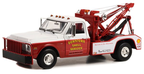 GREEN13654 - CHEVROLET C-30 Abschleppwagen 1962 SHELL Service. - 1